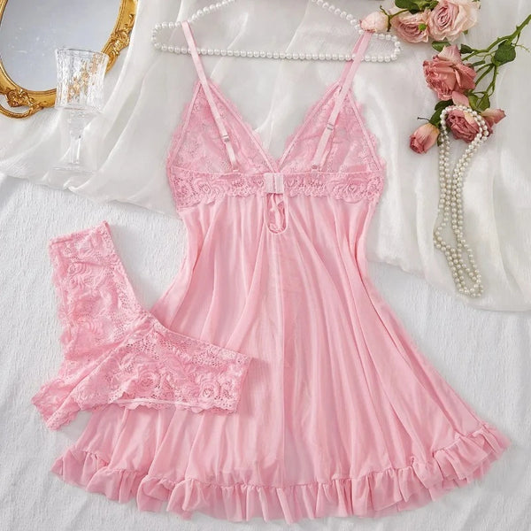 Luna Lace Sleepwear Lingerie Set