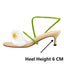 Calla Lily Slingback Kitten-Heel Sandals