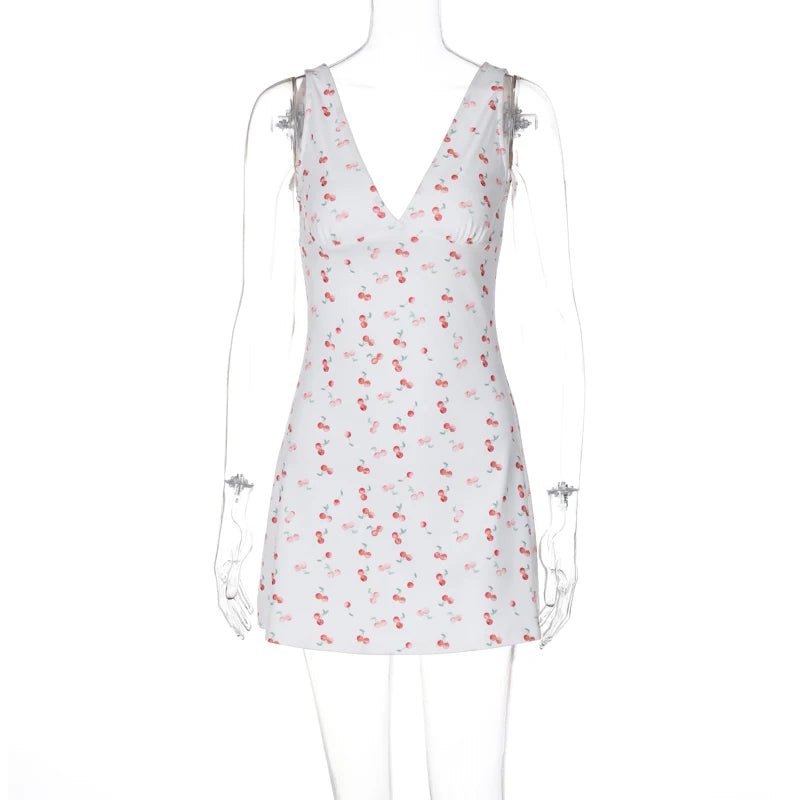 Luna Sweet Cherry Picnic Mini Dress