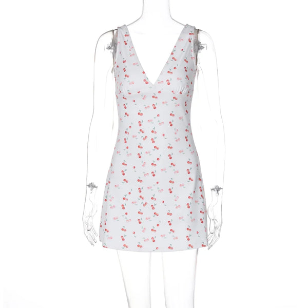 Luna Sweet Cherry Picnic Mini Dress