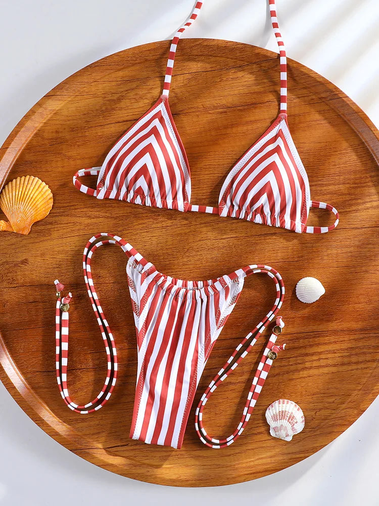 Lily Ruffle Floral Bikini Two-piece