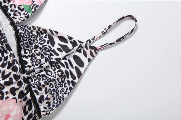 Tallulah Animal Print Printed Midi Skirt Set Two-piece
