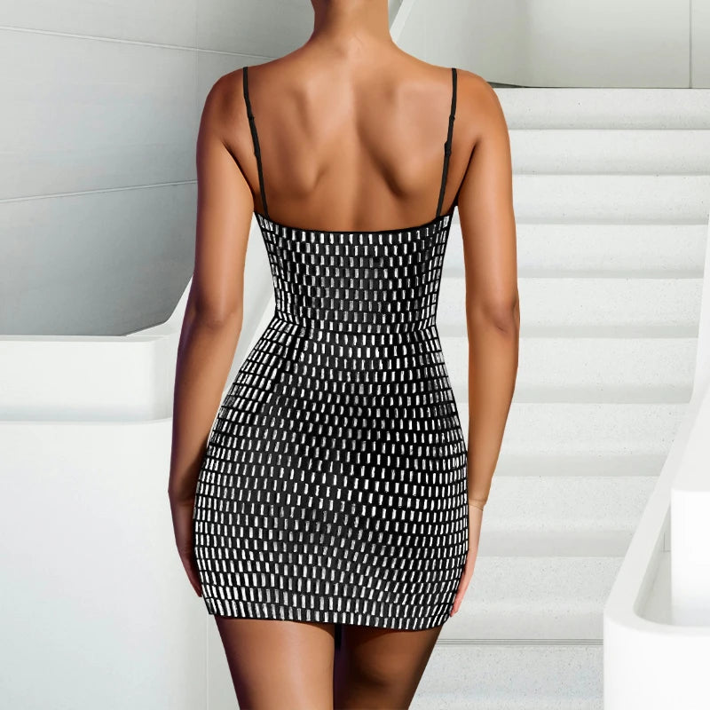 Lumi Rhinestone Camisole Mini Dress Secondary image