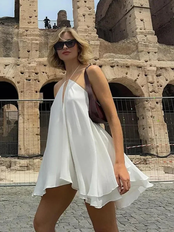 Daphne Off-Shoulder Cutout Printed Maxi Dress