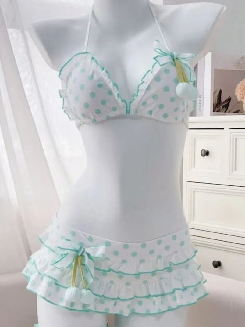 Aurelia Printed High-Waist Bikini Two-piece