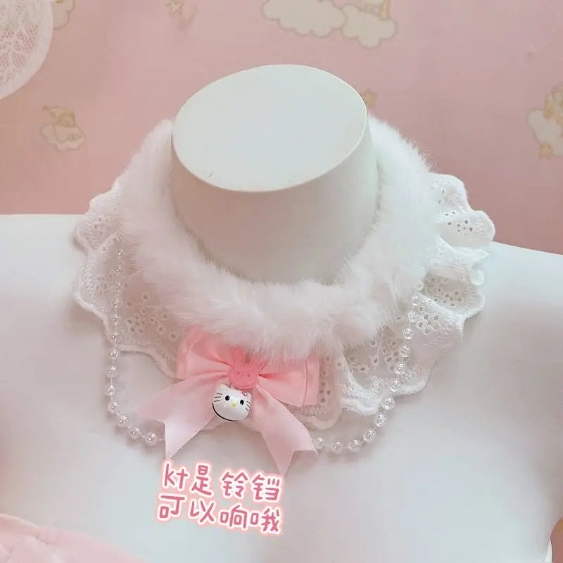 Kawaii Bow Lace Cosplay Two-piece