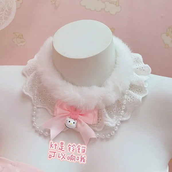 Kawaii Bow Lace Cosplay Two-piece