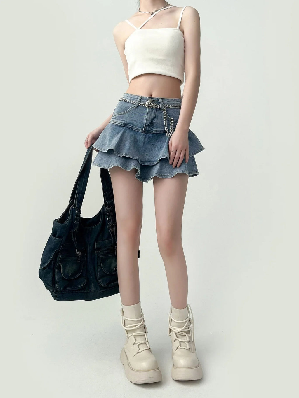 Nerissa A-Line Mini Skirt One-piece