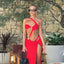 Two-Pieces Women One Shoulder 2025 Push-Up Padded Bra Black Swimsuit Swimwear Bathing Suit Beachwear Monokini Female