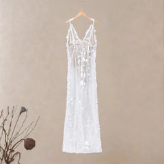 Aurelia Pearl Sequin Bodycon Maxi Dress