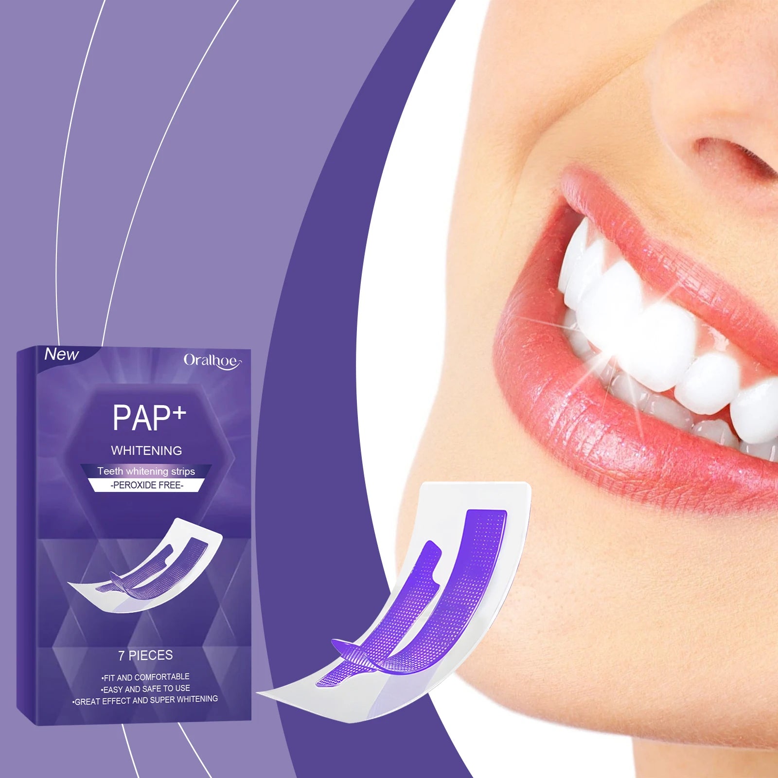 Violet Brightening Dental Strips