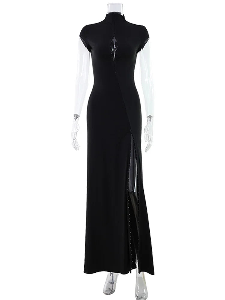 Kaia Buckle Split Maxi Dress