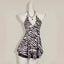 Summer New European American Style Retro Zebra Print Y2K Fashionable Sexy V-neck Hanging Neck Backless Vest Top For Women