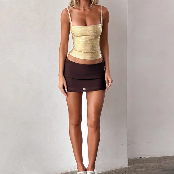 Lorelei Slip Sleeveless Corset Top One-piece