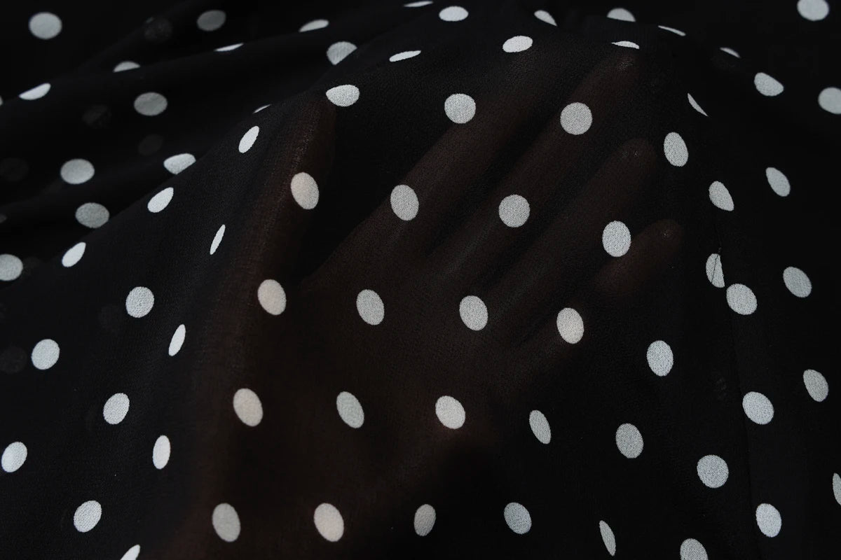 Domino Polka-Dot Halter A-Line Mini Dress