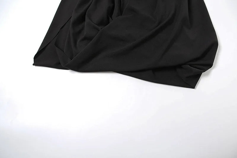 Dove Pleated Draped Tank Mini Dress