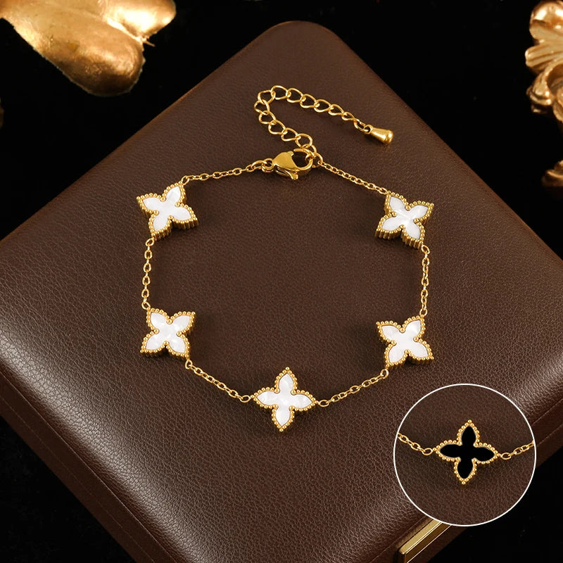 Amora White Heart Stainless-Steel Jewelry Collection