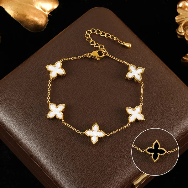Amora White Heart Stainless-Steel Jewelry Collection