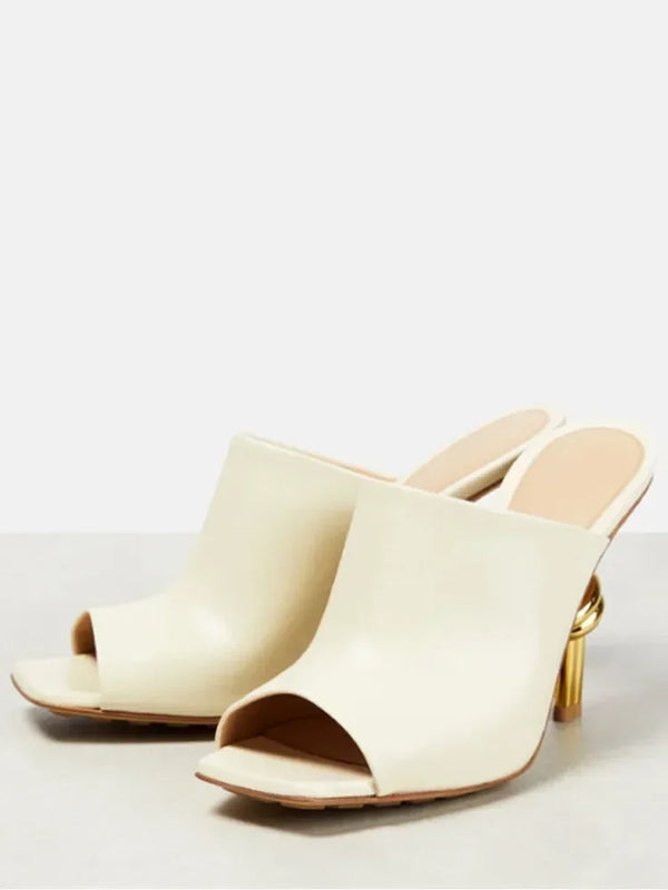Vienna Square-Toe Party Sandals