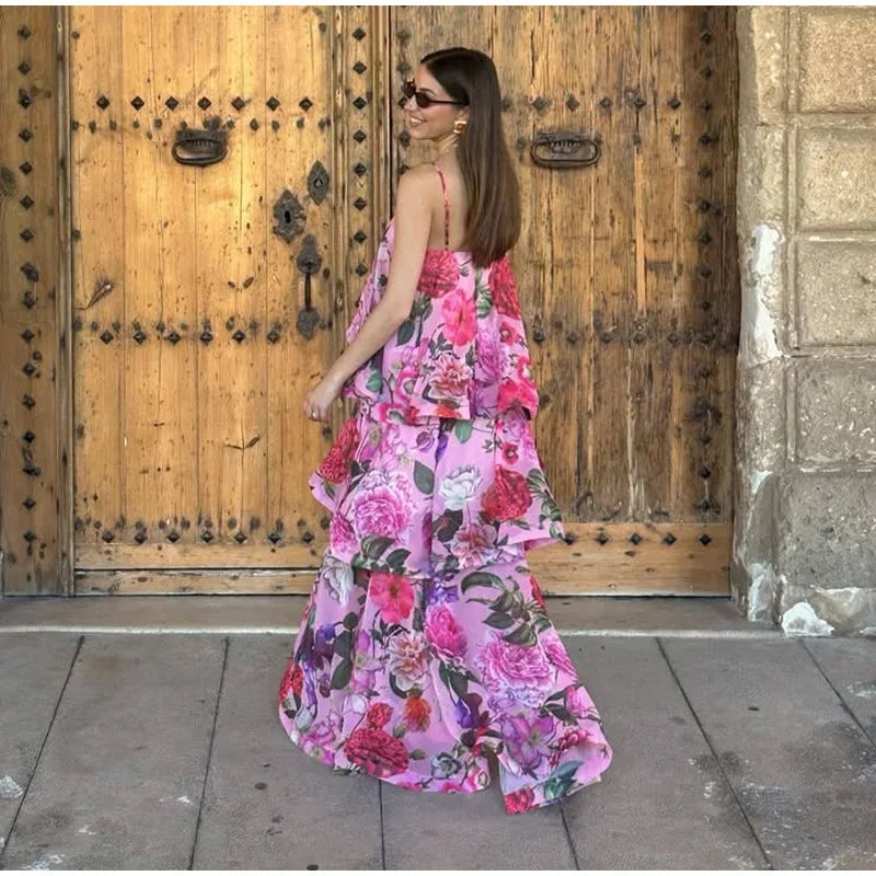 Kendra Ruched Maxi Dress