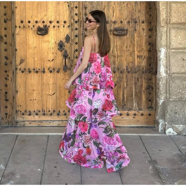 Kendra Ruched Maxi Dress