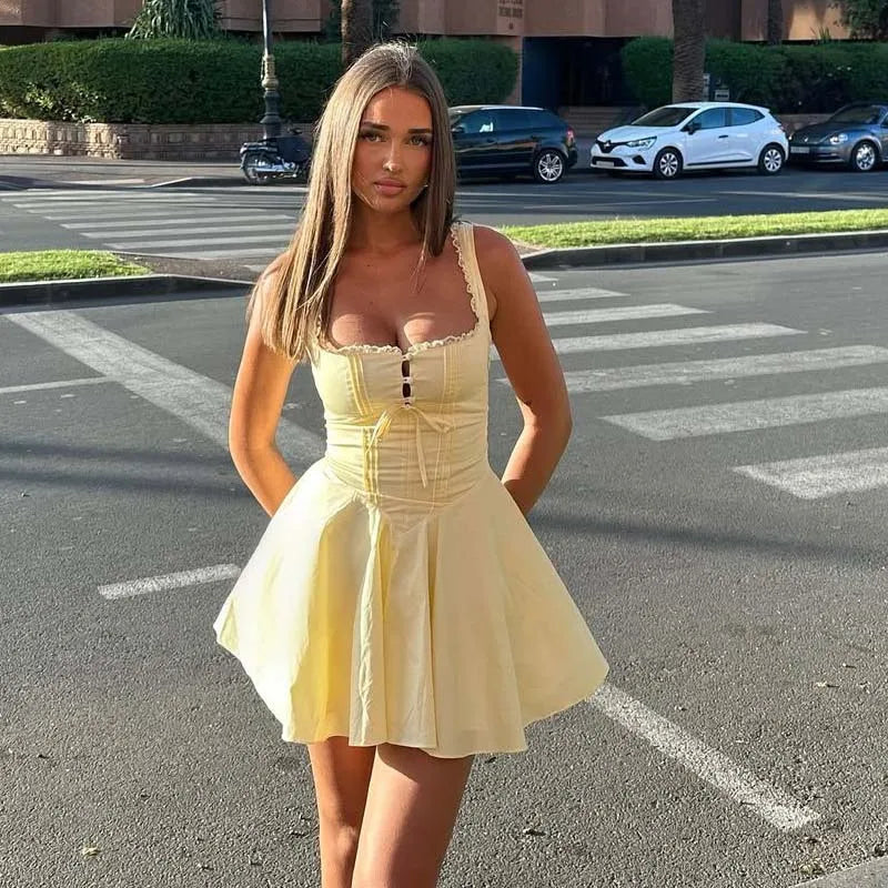 Maeve A-Line Lace Mini Dress