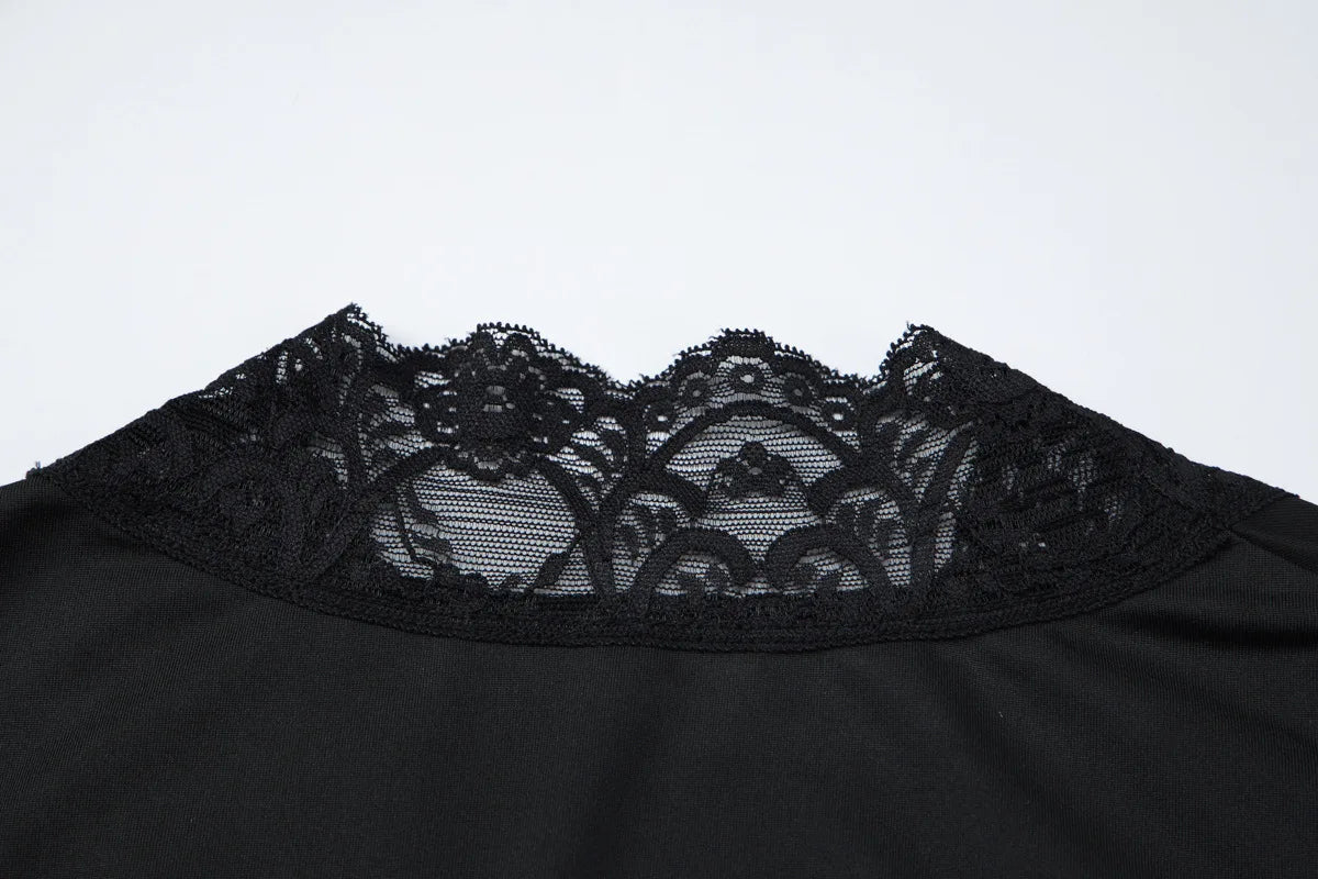 Mirelle Lace Button Crop Top One-piece