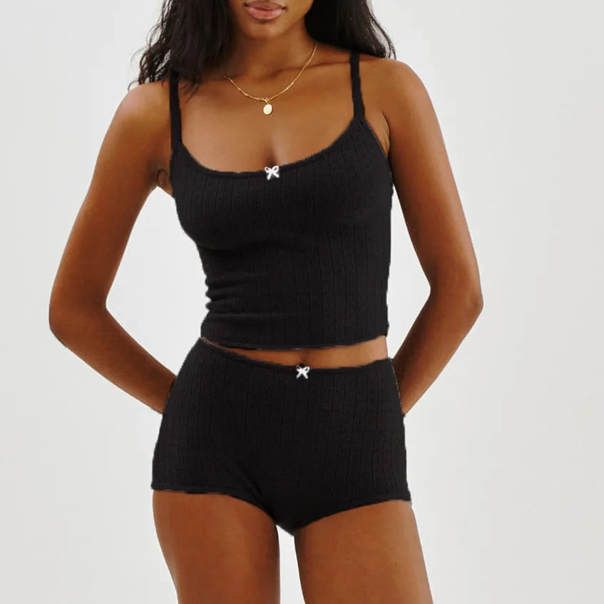 Savannah Cozy Ribbed Lounge Two-piece