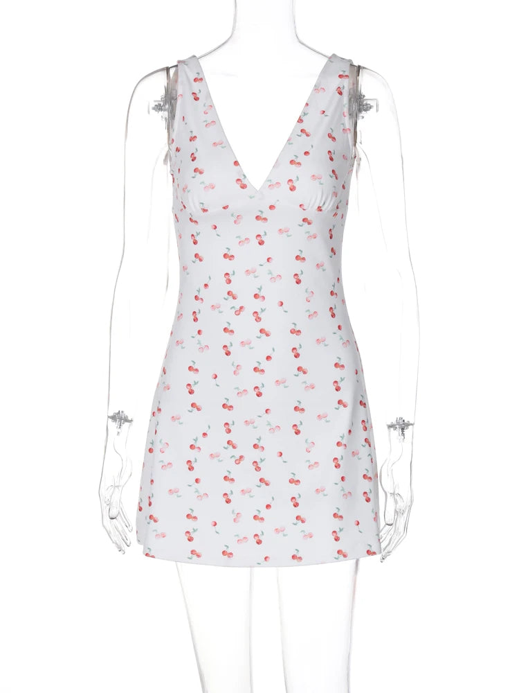 Luna Sweet Cherry Picnic Mini Dress