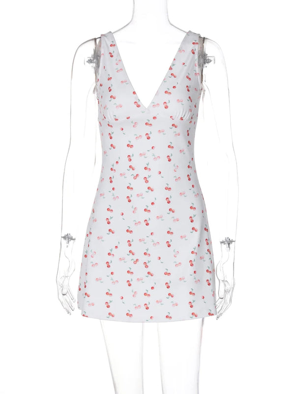 Luna Sweet Cherry Picnic Mini Dress