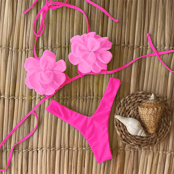Valencia Retro Dress Bikini Three-piece
