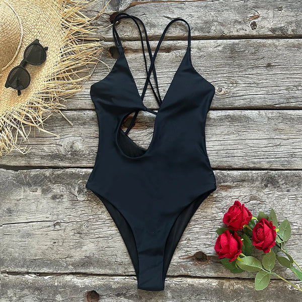 Zahara Halter Printed Bikini Three-piece