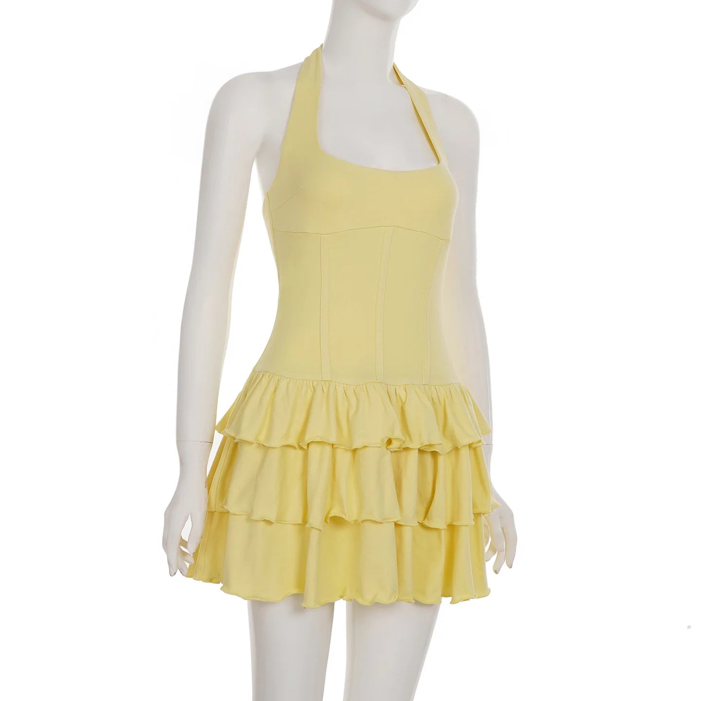 Isla Sunshine Ruffle Mini Dress