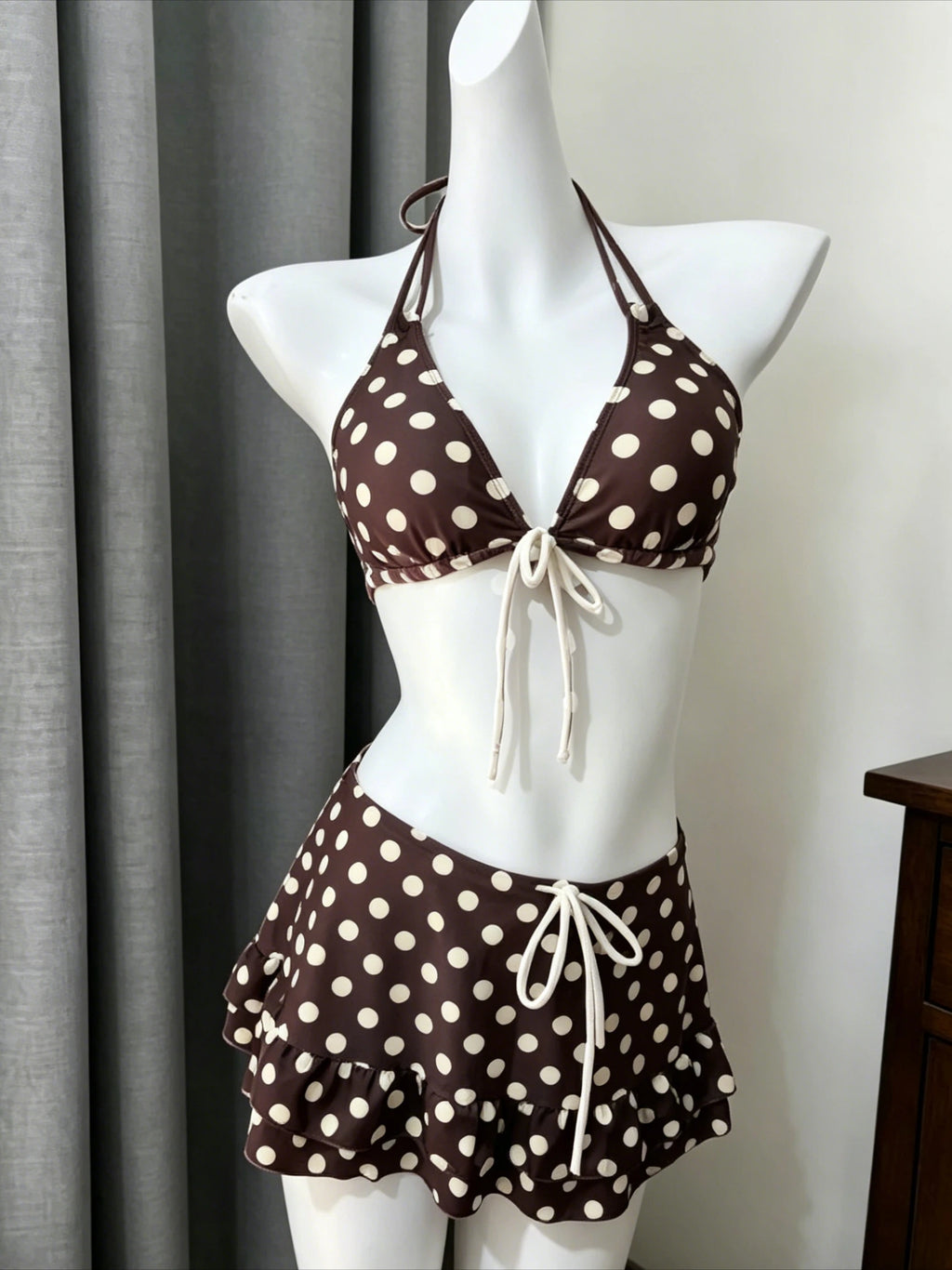 Aurelia Printed High-Waist Bikini Two-piece