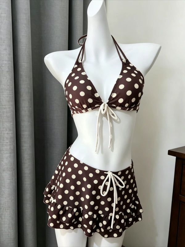 Aurelia Printed High-Waist Bikini Two-piece