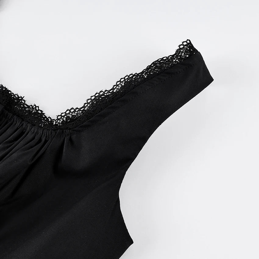 Celine Lace Sleeveless Top One-piece