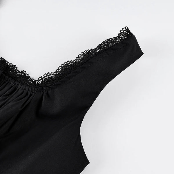 Celine Lace Sleeveless Top One-piece