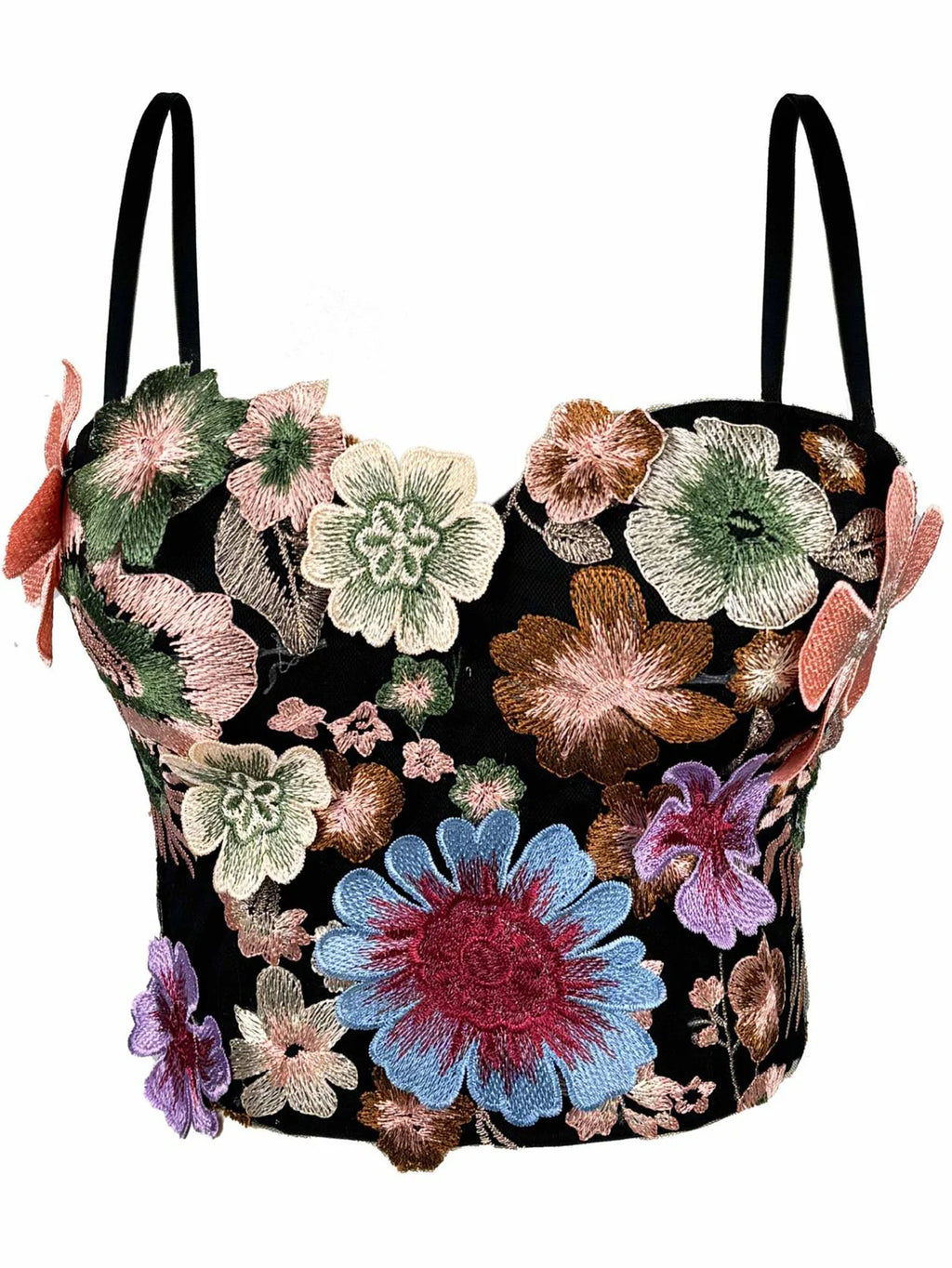 Sexy halter corset crop top women clothing 2026 summer cropped flower bustier bra tank top hotwife rave outfits club party tops