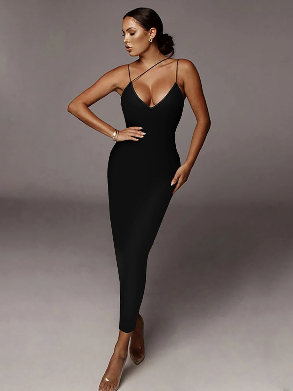 Dulzura Women Party Club Evening Streetwear Leopard Bodycon Midi Dress 2024 Summer Clothes Wholesale Items For Business