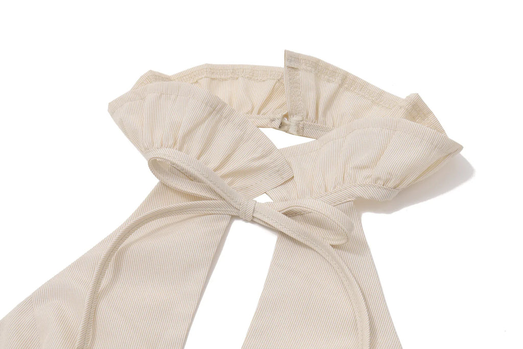 Odette Button Halter Crop Top One-piece