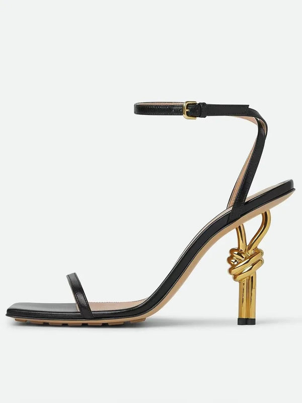 Vienna Square-Toe Party Sandals