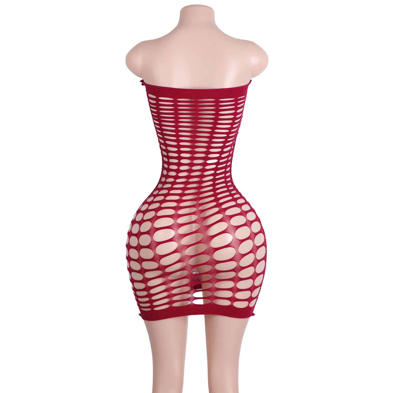 Obsidian Siren Fishnet Rhinestone Lingerie