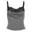Isabella Lace Trim Cowl Neck Apparel Top