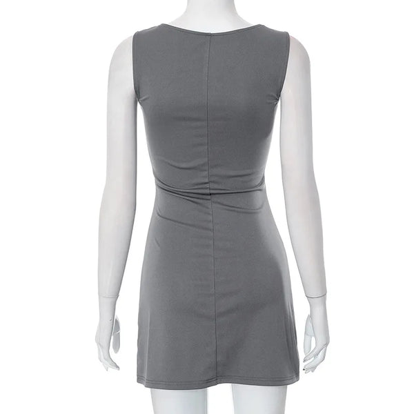 Elowen Knit Sleeveless A-Line Mini Dress