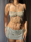 Isla Crystal Pearl Festival Top One-piece
