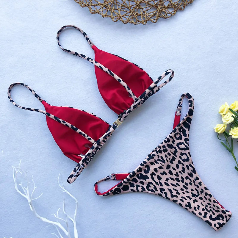 Savanna Push-Up Low-Waist Bikini Two-piece