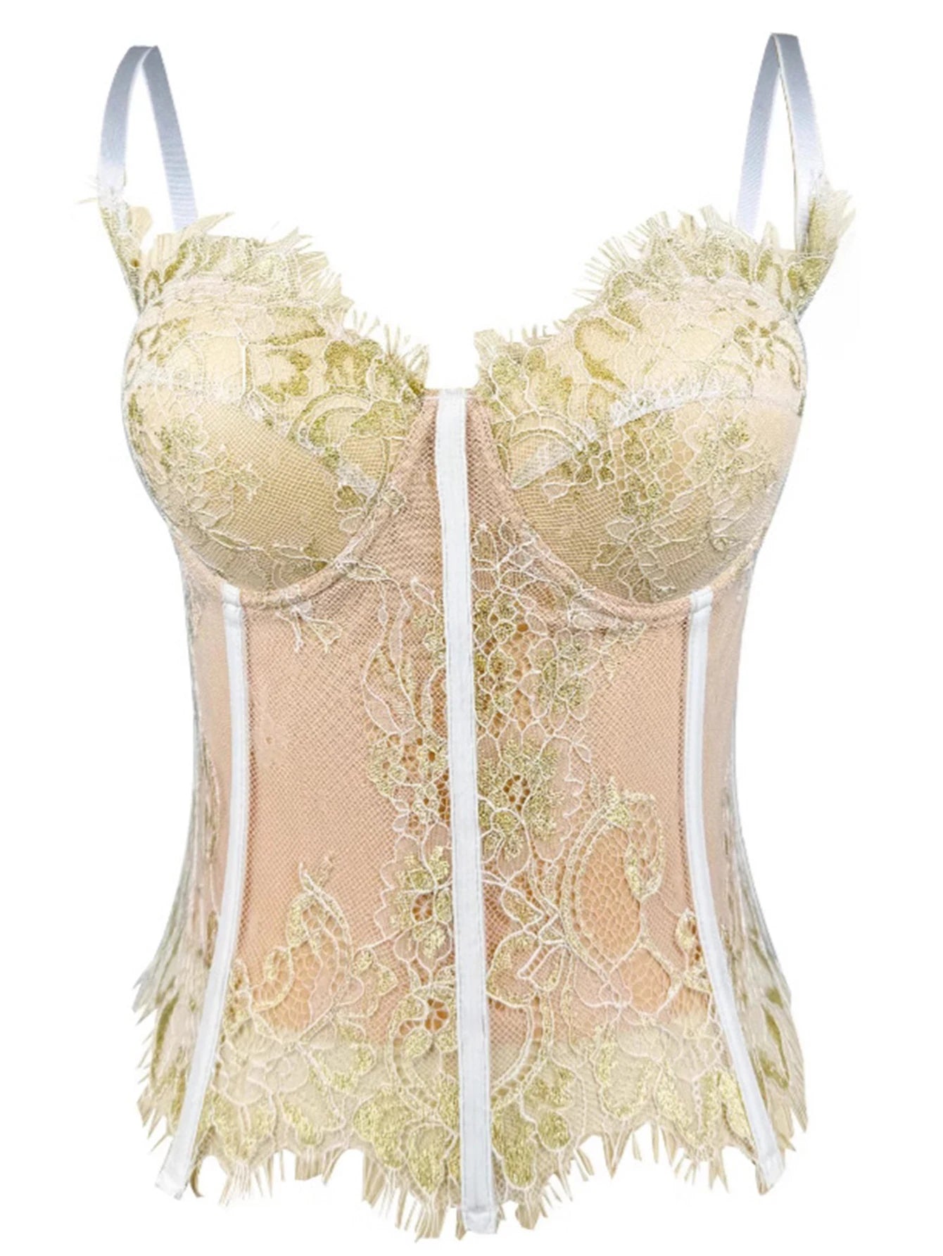 Sexy see through black lace corset crop top women clothing cropped summer club party tube tops woman halter tank top bustier bra