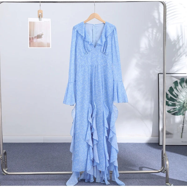 Honora Bodycon Long-Sleeve Maxi Dress