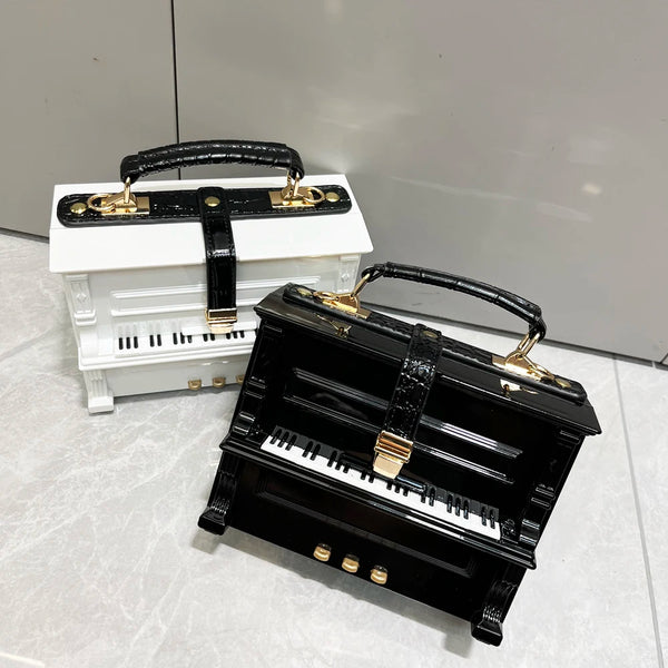 purses and handbags Luxury Designer crossbody shoulder bag For Women piano shape handmade bags Purse Messenger Bag banquet bag