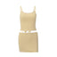 Marisol Striped Cami Mini Skirt Set Two-piece
